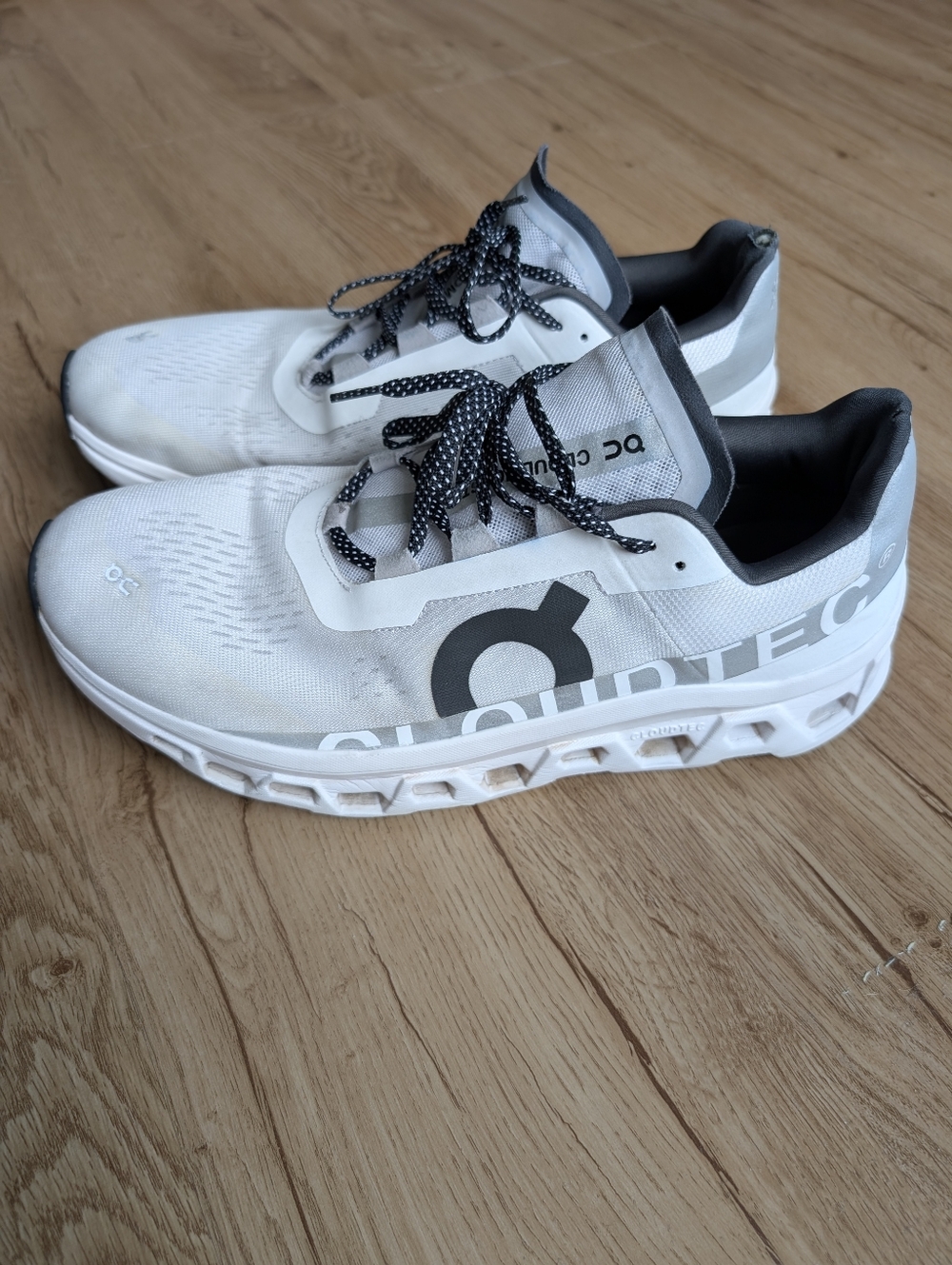 On Running Cloudswift White Grey Helion Men’s Size 13 Running Shoes